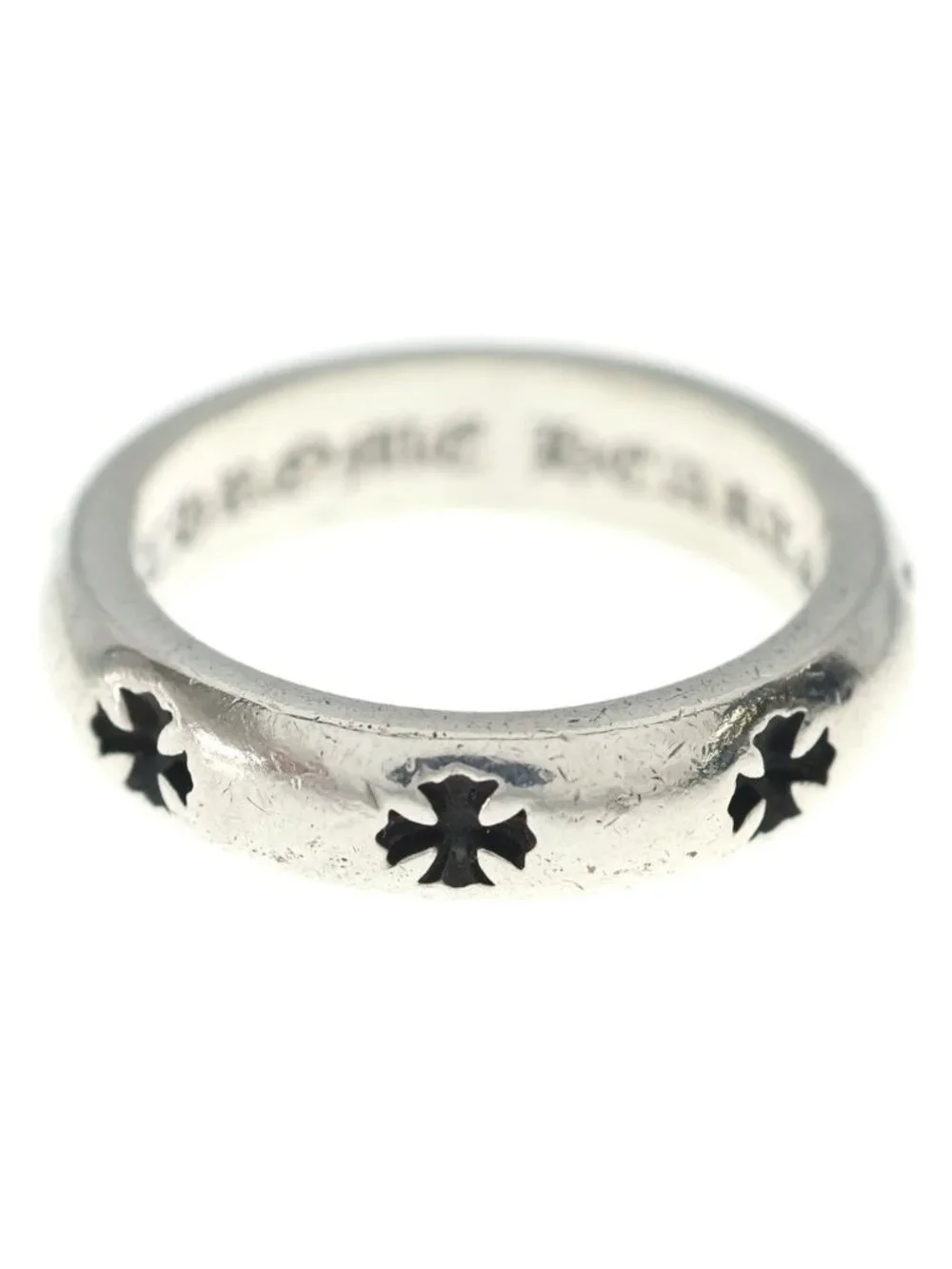 Chrome Hearts Negative CH Plus Ring Silver